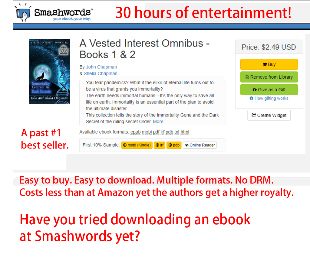 Smashwords Omnibus edition exclusive technothriller